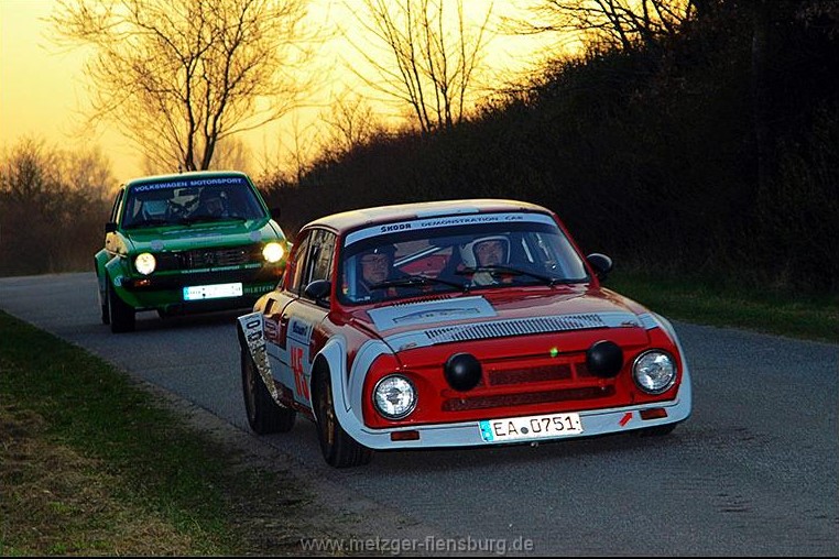 Fotograf Arne Metzger, whrend der Wikinger Rallye 2009