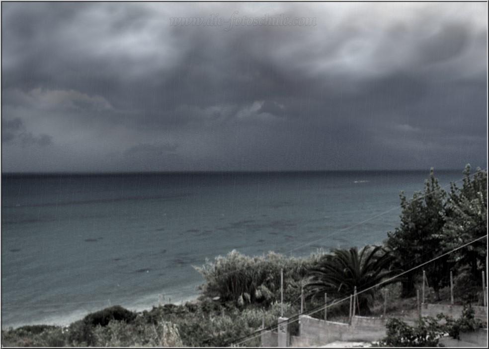 Auch auf Korfu kann es regnen