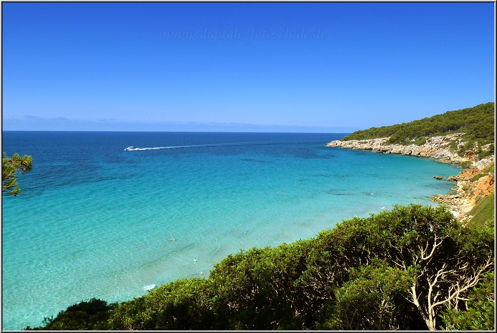 Nahe der Cala Escorxada auf Menorca