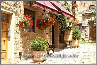 Eine Gasse in Volterra