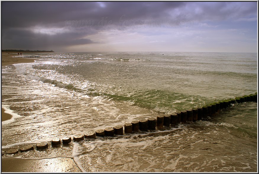 Am Weststrand bei Ahrenshoop am Dar an der deutschen Ostsee