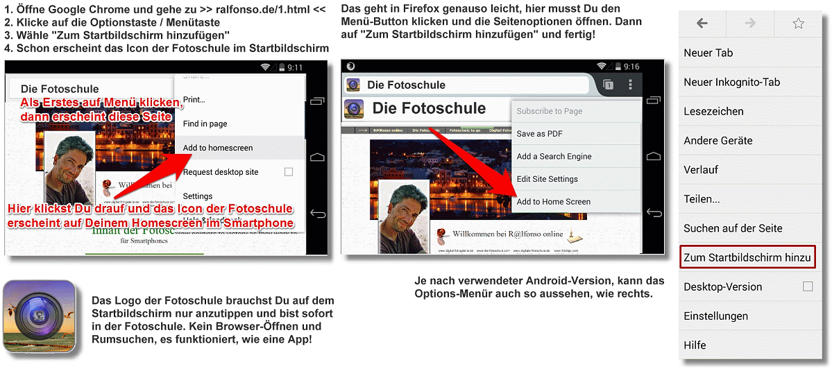 Die App der Fotoschule