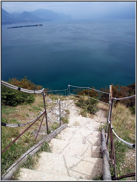 Hoch oben in Manerba am Gardasee