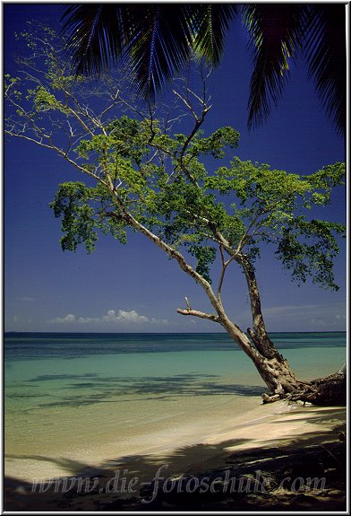 Am Strand der Playa Bonita auf Samana