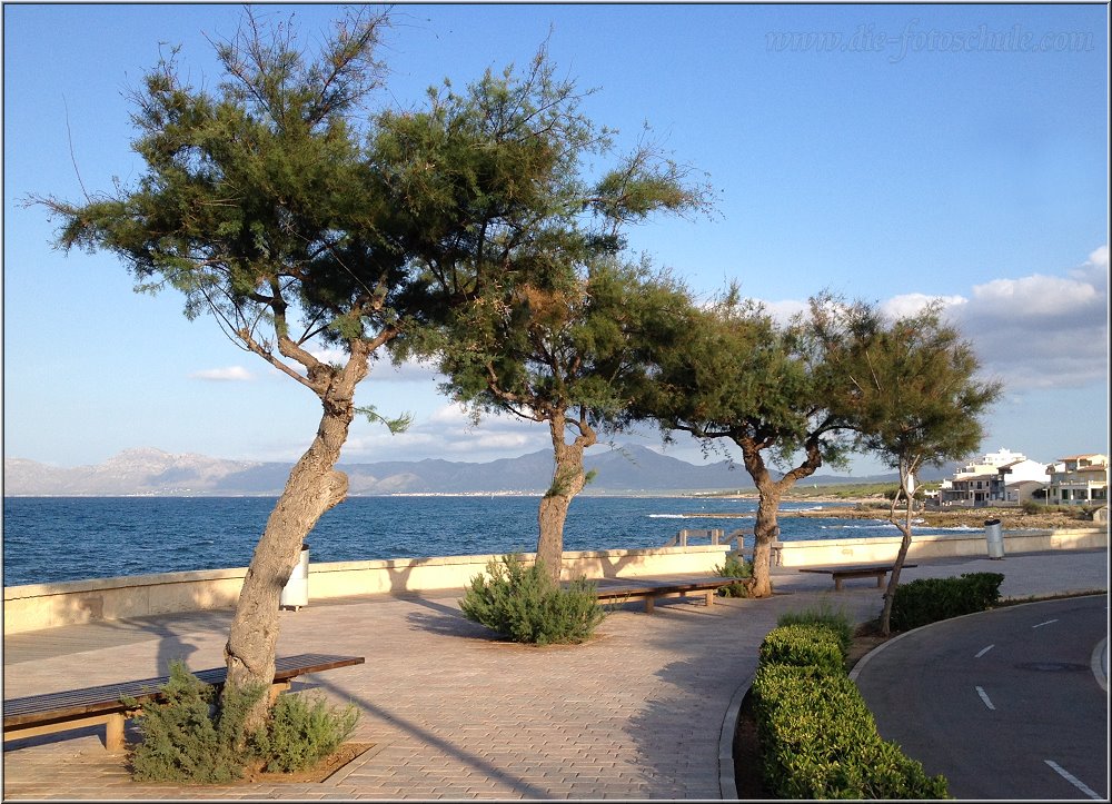 In Son Baulo auf der Promenade, Mallorca