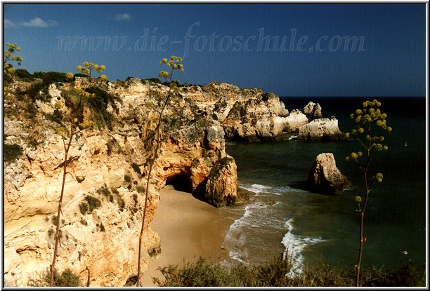 An der schönen Algarveküste bei Alvor
