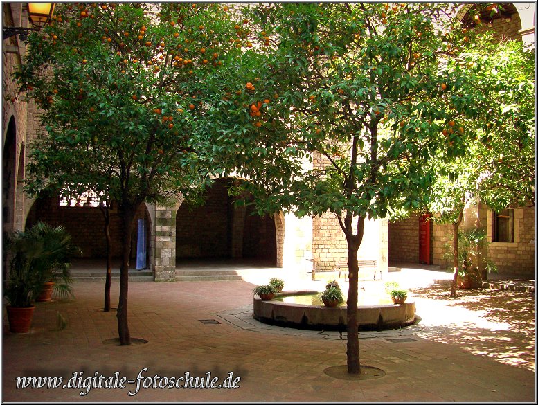 AIDA187.jpg - Innenhof in der Ciutat Vella, der Altstadt und gothisches Viertel.