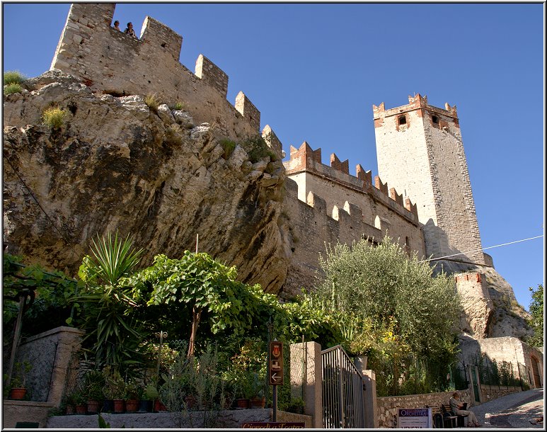 Malcesine_010.jpg - Das Scaliger Kastell in Malcesine