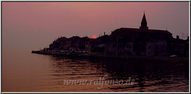 Altstadt Umag am Abend