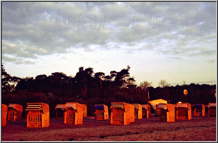 Timmendorfer Strand 1983 bei Sonnenaufgang