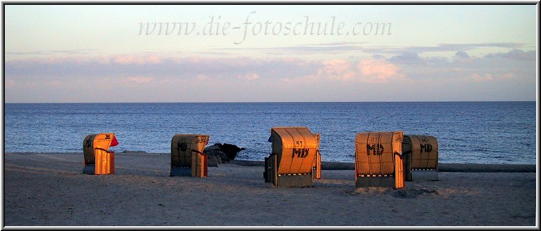 Abends am Strand von Kellenhusen