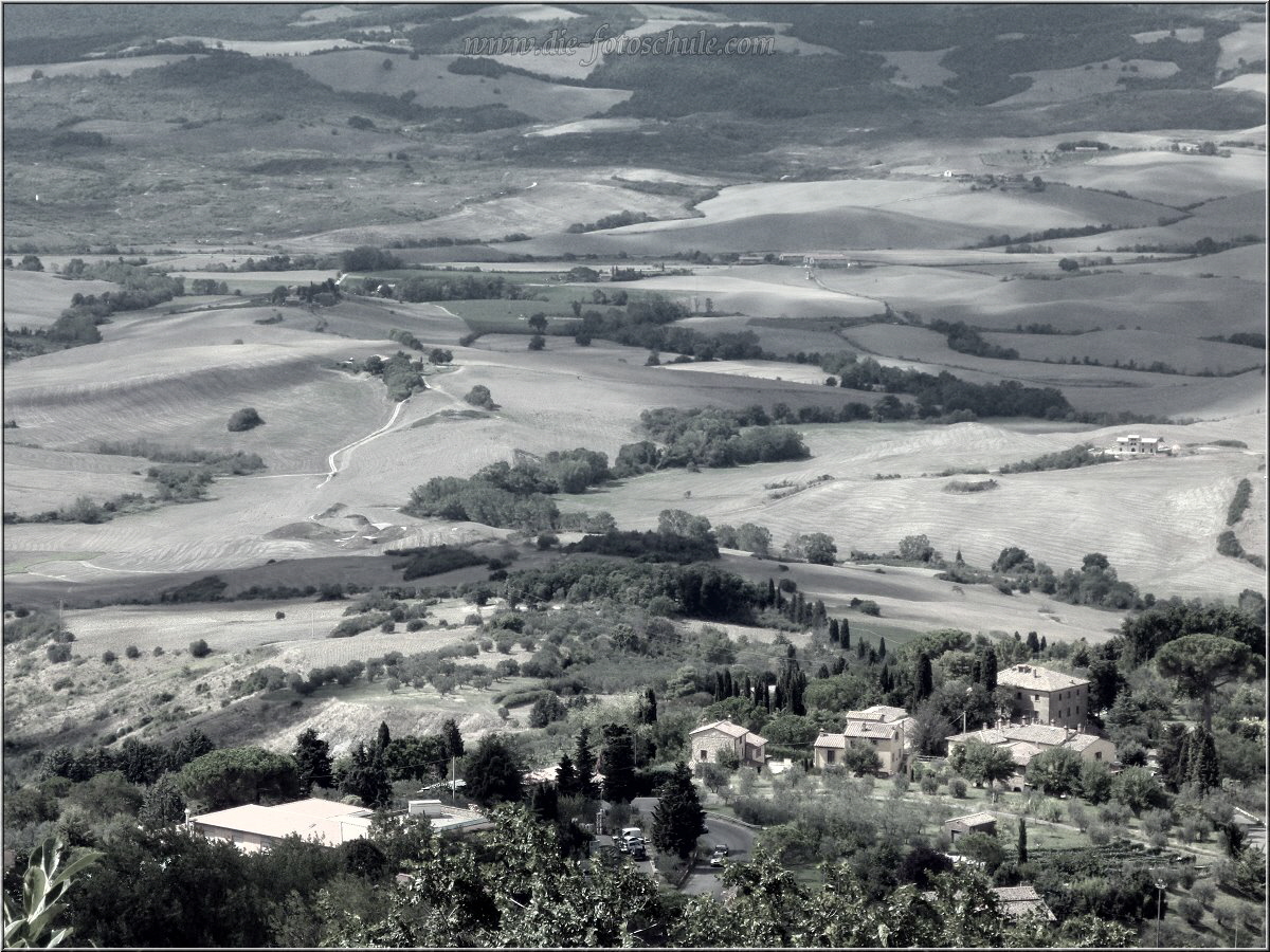 Volterra, Blick ins Tal